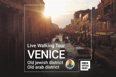 Venice LIVE Walking Tour: Old Jewish District and Old Arab District