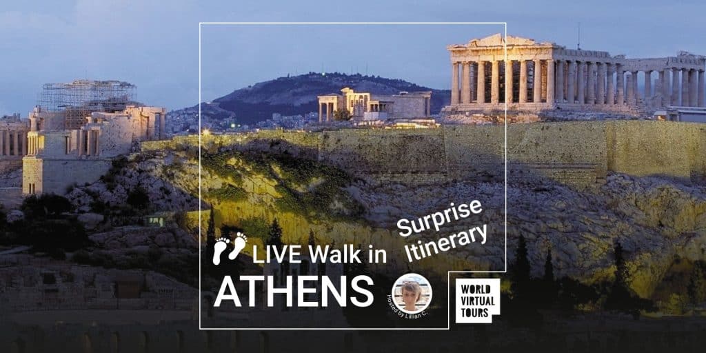 LIVE Walk in ATHENS Surprise Itinerary World Virtual Tours