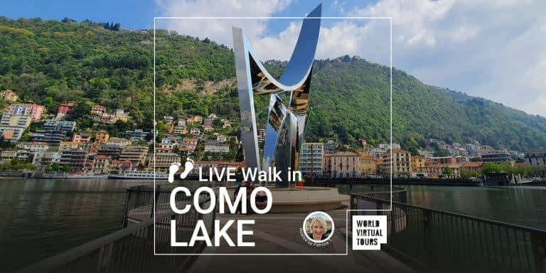 LIVE Walk in Como Lake