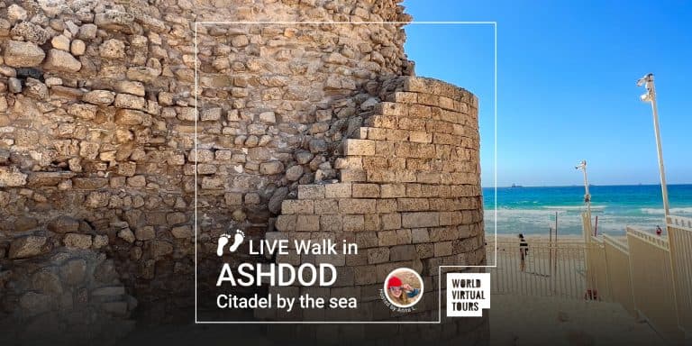 Live Walk in Ashdod: Citadel by the Sea