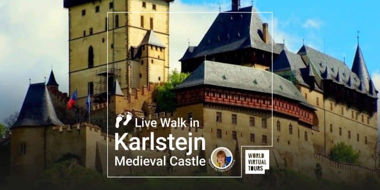 Live Walk in Medieval Karlstejn Castle