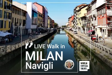Live Walk in Milan Navigli