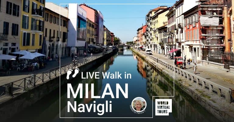 Live Walk in Milan Navigli