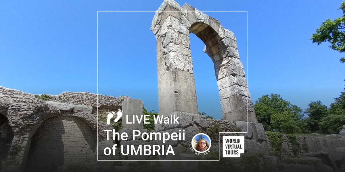 Live Walk the Pompeii of Umbria - World Virtual Tours