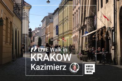Live Walk in Krakow Kazimierz