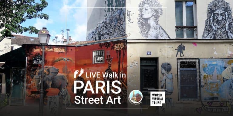 Live Walk in Paris: Street Art