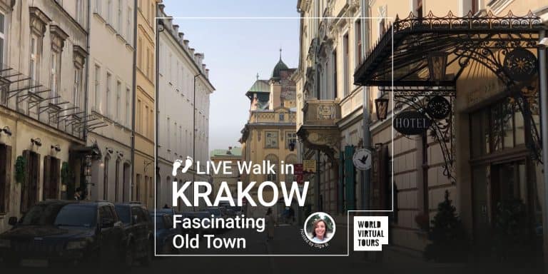 Live Walk in Krakow Fascinating Old Town