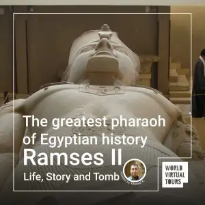 The greatest pharaoh of egyptian history ramses ii: life, story and tomb - led by khaled | virtual tour on demand