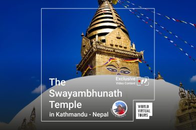 The Swayambhunath Temple in Kathmandu - Nepal