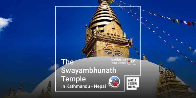The Swayambhunath Temple in Kathmandu - Nepal