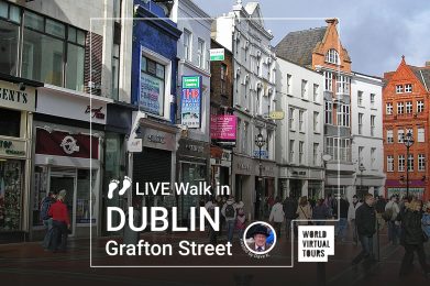 Live Walk in Dublin - Grafton Street