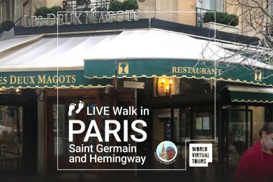 Live Walk in Paris - Saint Germain and Hemingway