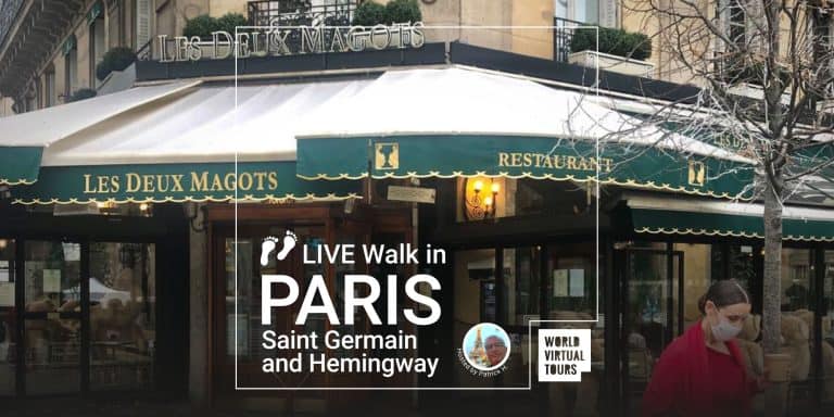 Live Walk in Paris - Saint Germain and Hemingway