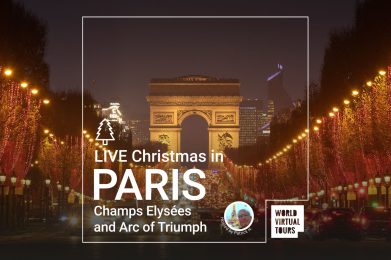 Live Christmas in Paris - Champs Elysées and Arc of Triumph