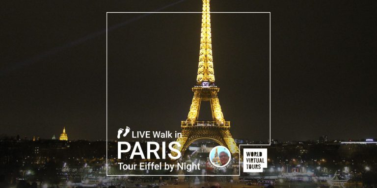 Live Walk in Paris - Tour Eiffel by Night