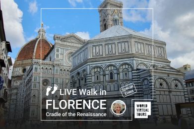 Live Walk in Florence - Cradle of the Renaissance in Italy