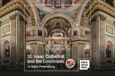 St. Isaac Cathedral and the Colonnade in Saint Petersburg