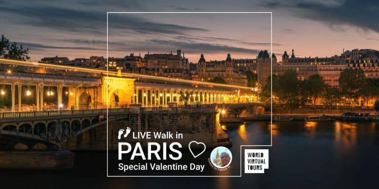 Live Walk in Paris Special Valentine Day