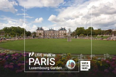 Live Walk in Paris - Luxembourg Garden