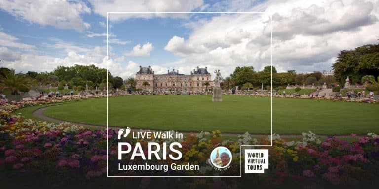 Live Walk in Paris - Luxembourg Garden