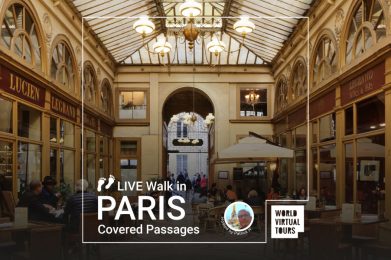 Live Walk in Paris - Covered Passages