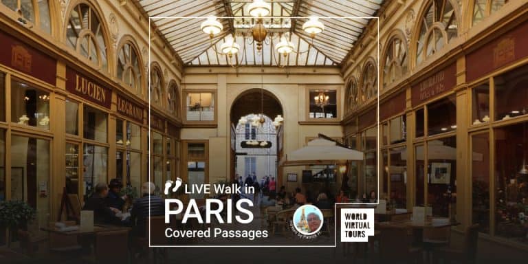 Live Walk in Paris - Covered Passages