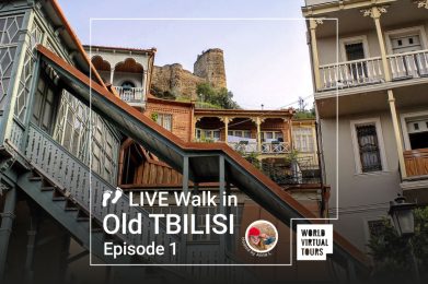 Live Walk in Old Tbilisi. Ep 1
