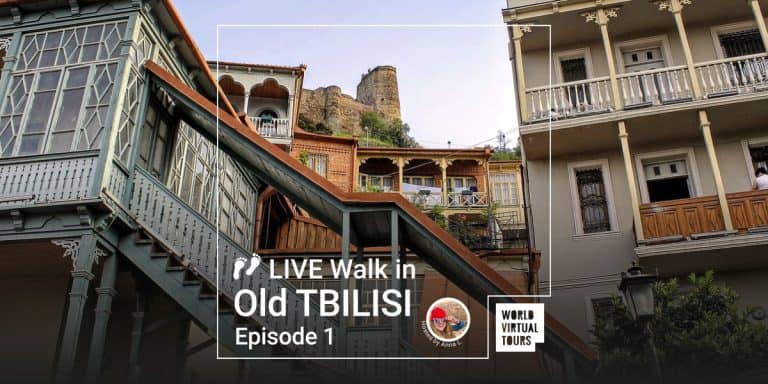 Live Walk in Old Tbilisi. Ep 1