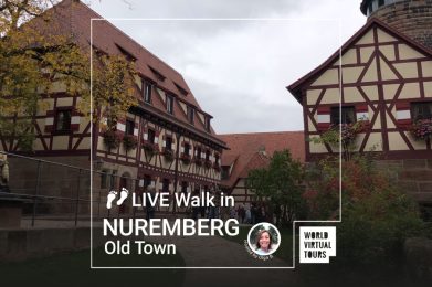 Live Walk in Nuremberg Old Town