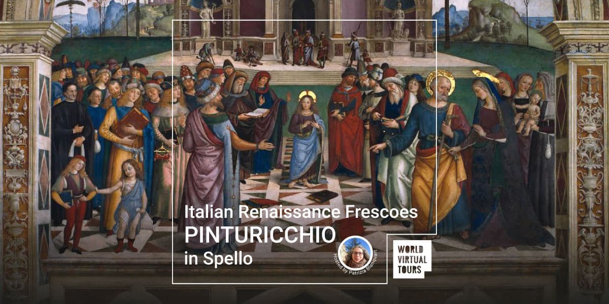 Italian Renaissance Frescoes - Pinturicchio in Spello - World Virtual Tours