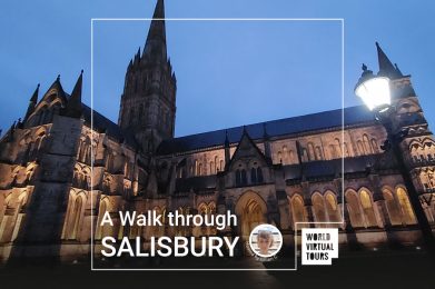 A Walk through Salisbury with views of Salisbury cathedral