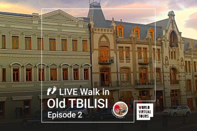 Live Walk in Old Tbilisi. Ep 2
