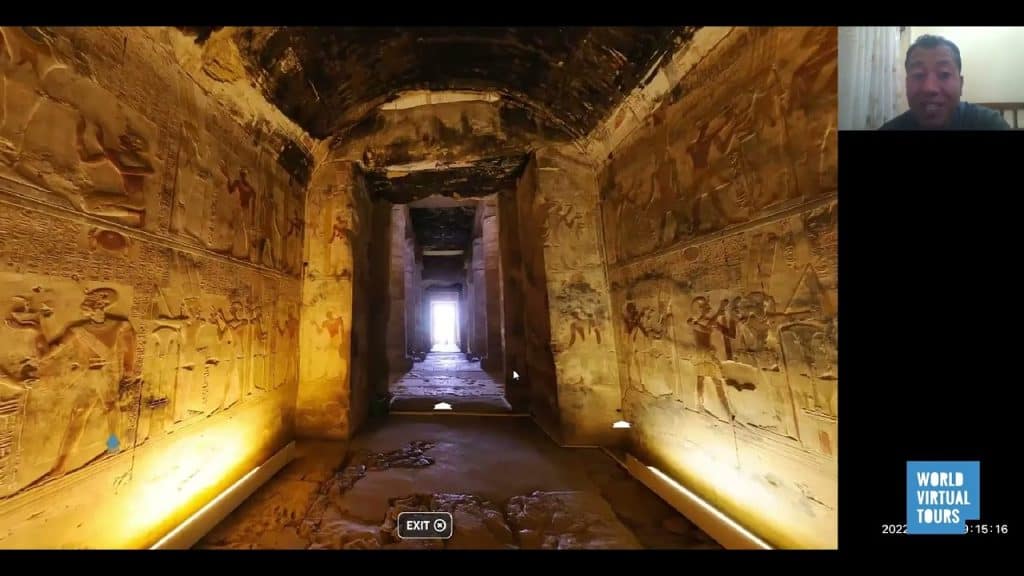 Image for the nile cruise episode 6 the temples of #dendera and #abydos #wvt replay the full video
