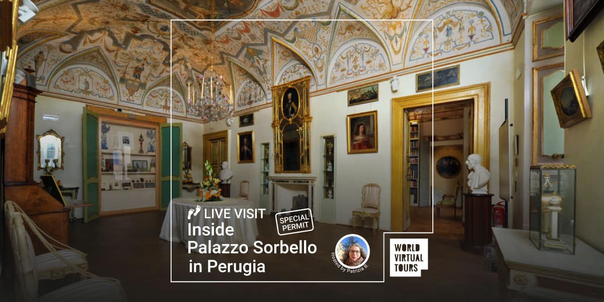 Live Visit - Inside Palazzo Sorbello in Perugia - World Virtual Tours