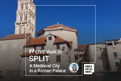 Live Walk in Split - A Medieval City in a Roman Palace