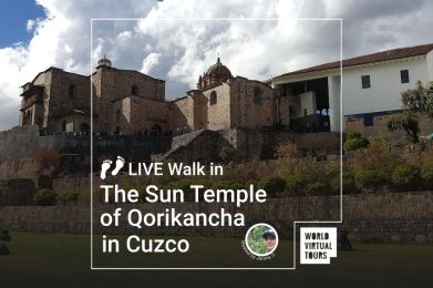 Live Walk in The Sun Temple of Qorikancha in Cuzco