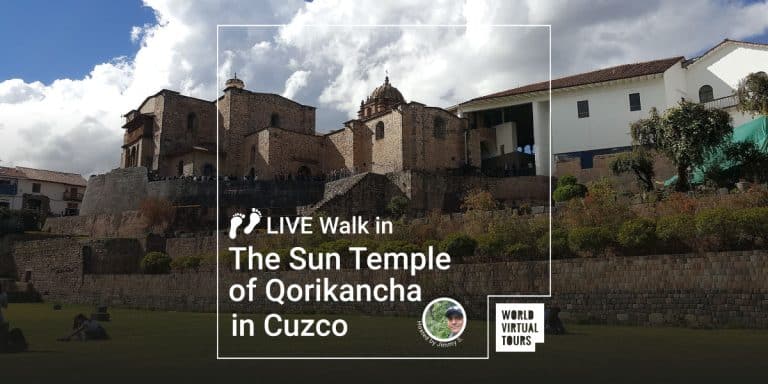 Live Walk in The Sun Temple of Qorikancha in Cuzco