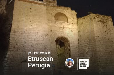 Live Walk in Etruscan Perugia