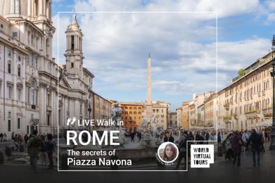 Live Walk in Rome - The secrets of Piazza Navona