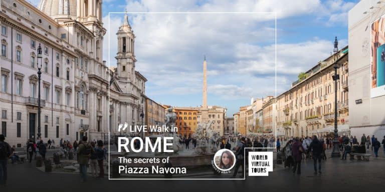 Live Walk in Rome - The secrets of Piazza Navona