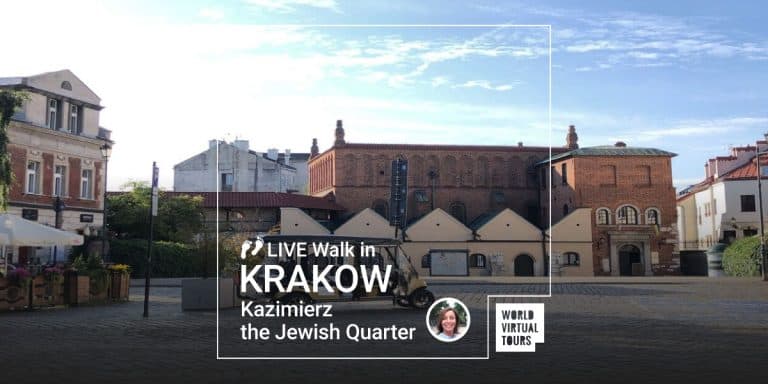 Live Walk in Krakow - Kazimierz the Jewish Quarter