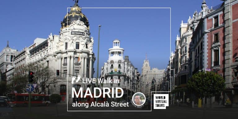 Live Walk in Madrid - along Alcalà Street