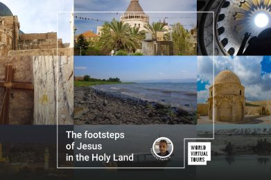 The footsteps of Jesus in the Holy Land