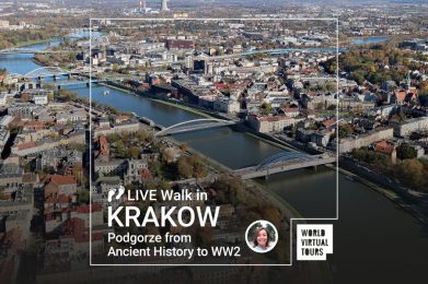 Live Walk in Krakow - Podgorze from Ancient History to WW2 Ghetto