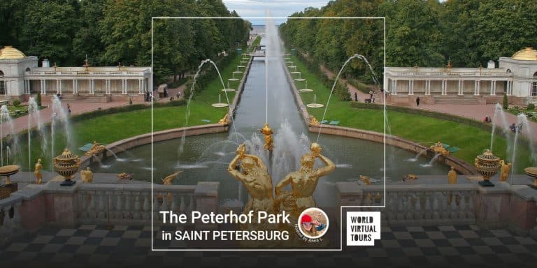 The Peterhof Park in Saint Petersburg
