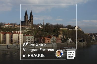 Live Walk in Visegrad Fortress in Prague