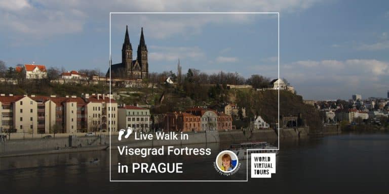 Live Walk in Visegrad Fortress in Prague