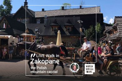 Live Walk in Zakopane - the Polish mountain capital