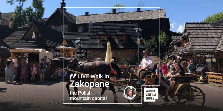 Live Walk in Zakopane - the Polish mountain capital