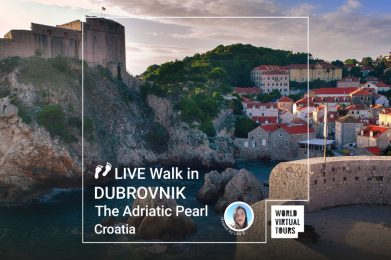 Live Walk in Dubrovnik - The Adriatic Pearl